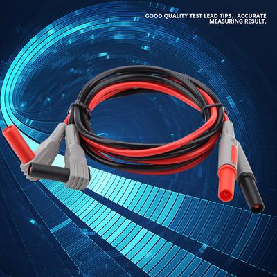 Test  Suite Multimeter Cable P1300C Electronic Digital Multimeter Test Leads with  Clips Replaceable Probe Tips Set