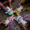 Glowing Feature Glowing Doodle Plush Doll Light Pen Light Up Plush Toy  Children Companion