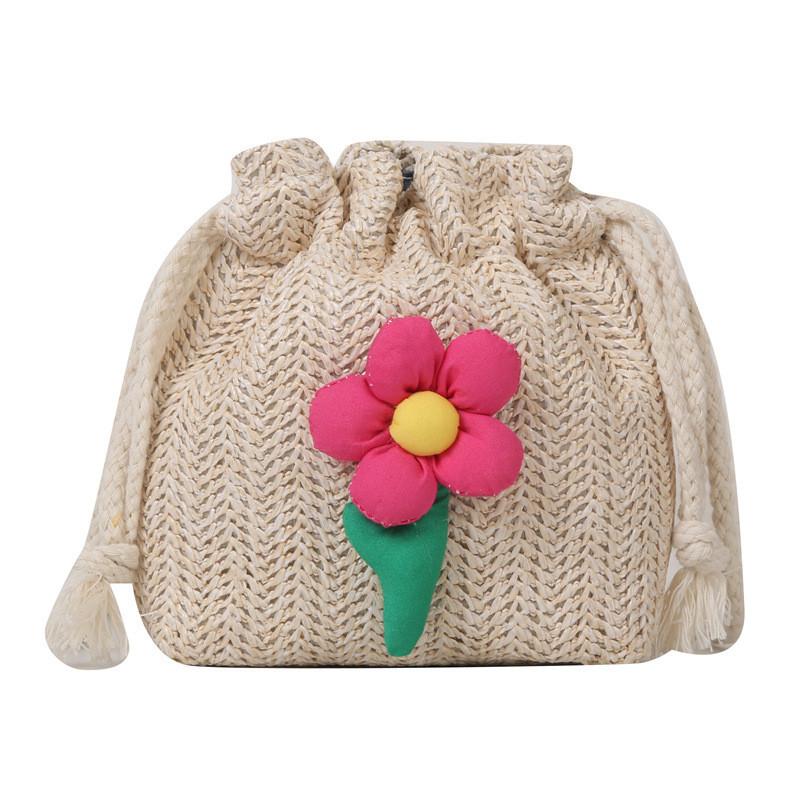 Stylish 2023 Summer Fashionable Woven Crossbody Bag For Women Chic Bucket Bag