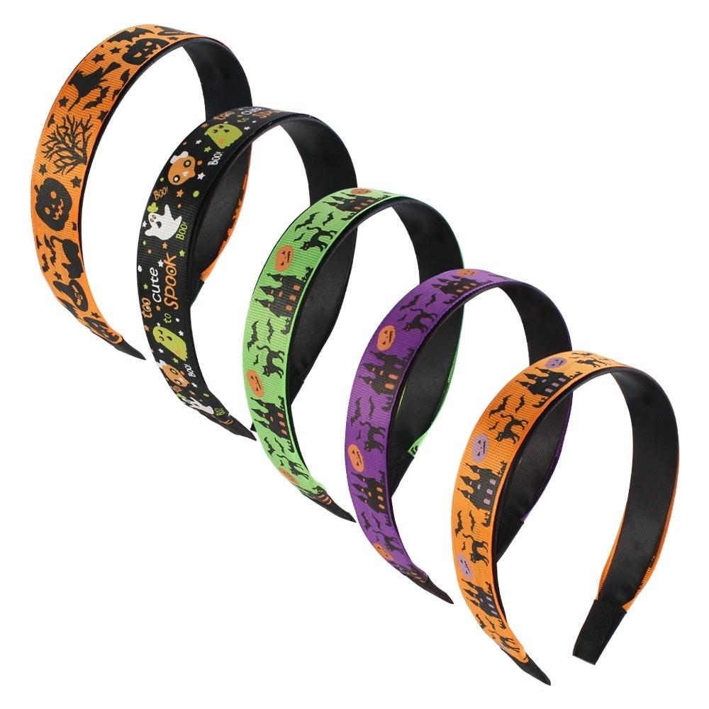 Halloween Decor Halloween Hair Hoop Bat Ghost Bat Print Hairband Skull Head Headband  Cosplay