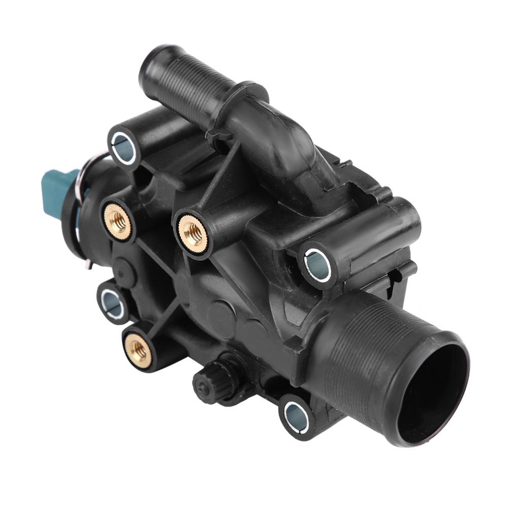 Engine Coolant Thermostat Housing Assembly Fit for Peugeot 206 207 207 CCGRAND RAID PARTNER.