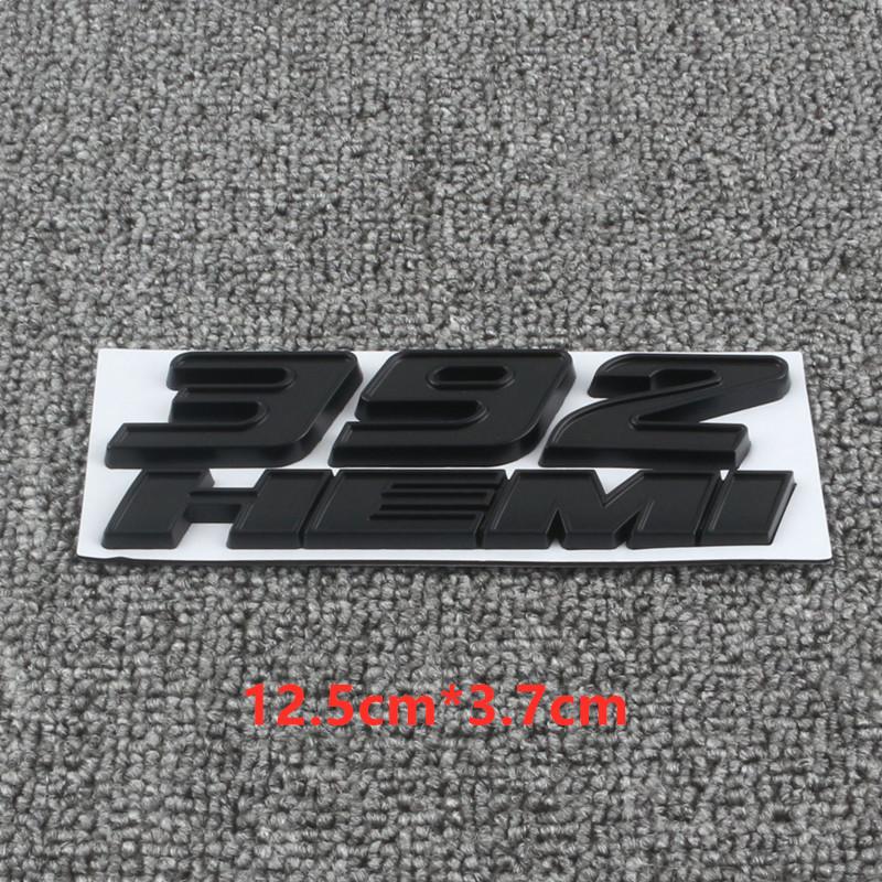Metal 392 6.4L Car Engine Emblem Car Stickers For Hemi 345 Hemi Charger Caravan Durango Caliber Journey Challenger Avenger Badge