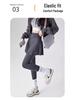 Women's High-Waisted Yoga Skirt Pants, Autumn/Winter, Plus Velvet, Two-in-One Pilates Sports Leggings