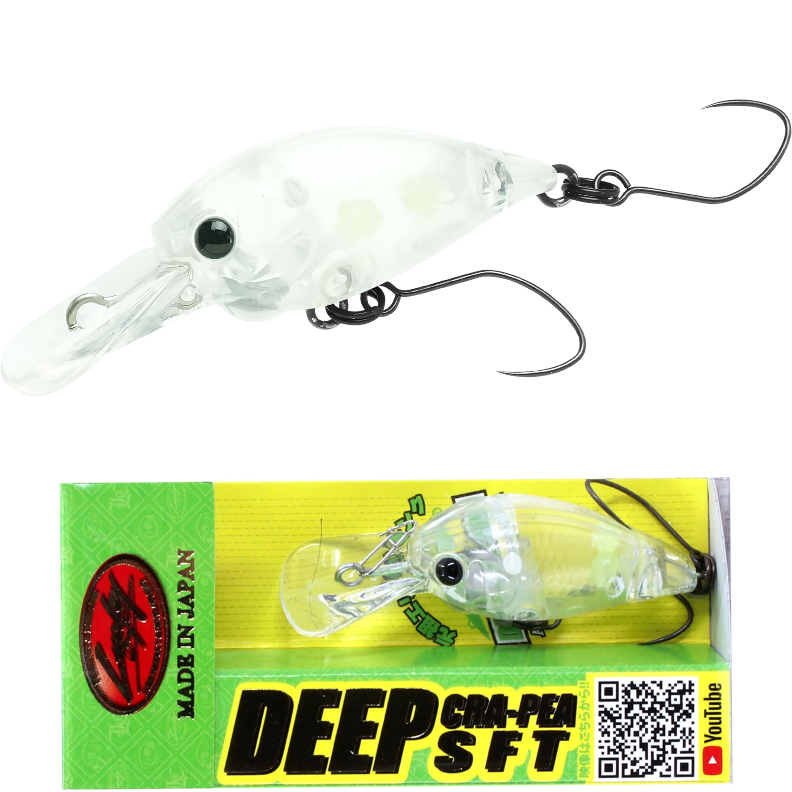 

LUCKY CRAFT Deep SFT Крэнкбейт Прозрачный Cra-Pie (1032 GB2)