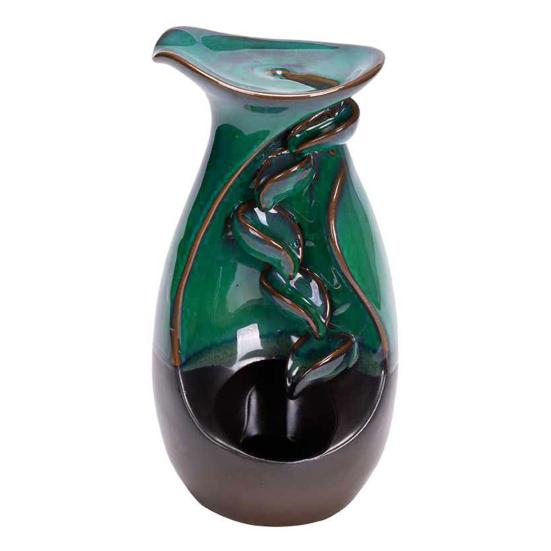 Nützlicher Rückfluss-Räucherbrenner, langsamer Rauch, stabile Basis, dekorativ