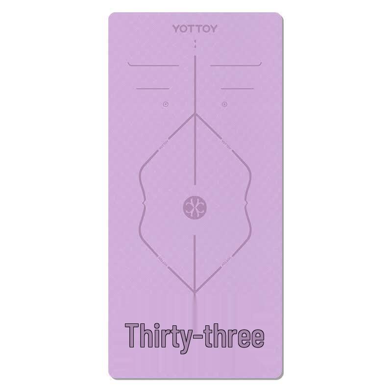 Yottoy Upgraded Alignment Line Yoga Mat