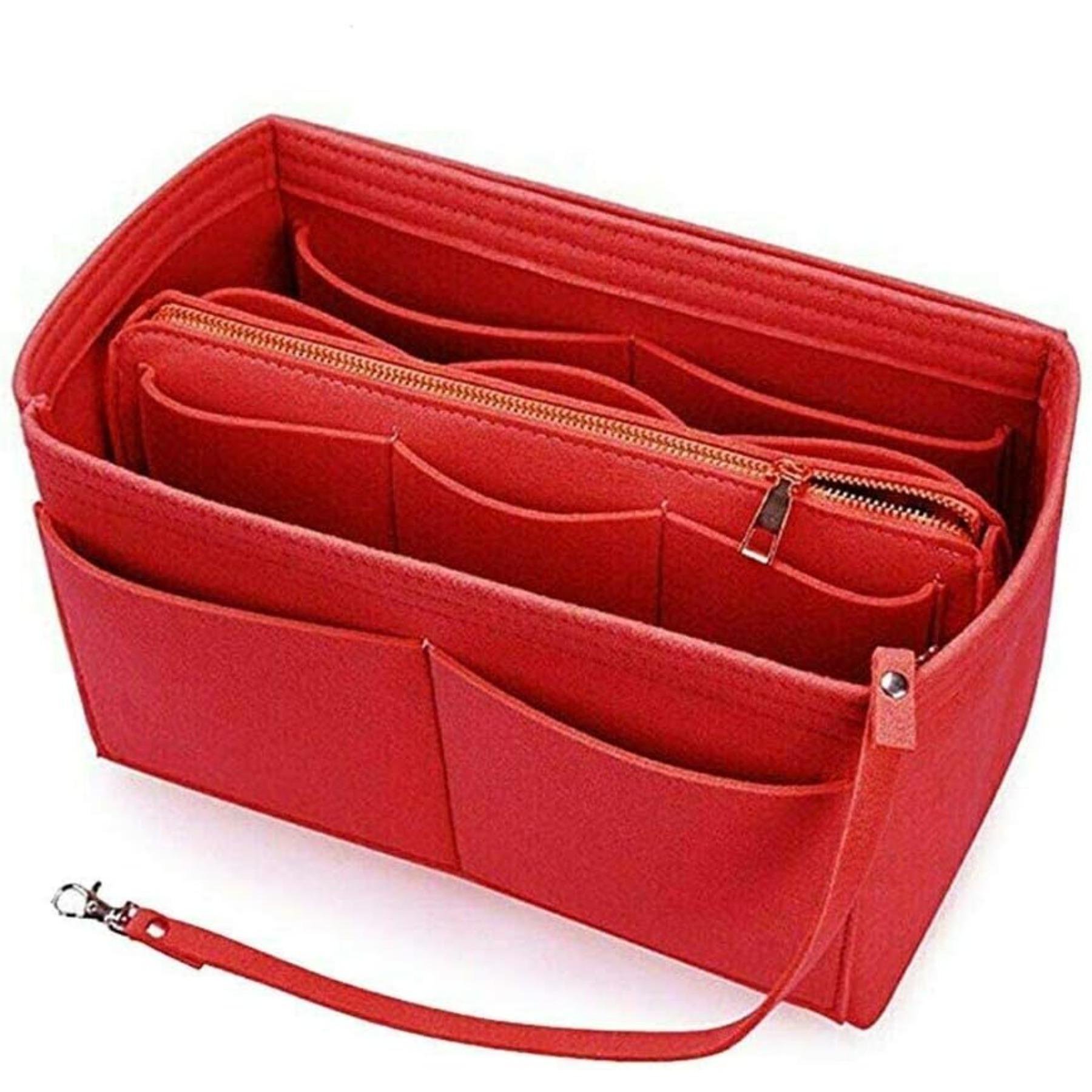 Сумка-органайзер из войлока для женской сумки-багет, косметички-тоут, ручной сумки, органайзеры для путешествий, внутренний кошелек, косметички Small