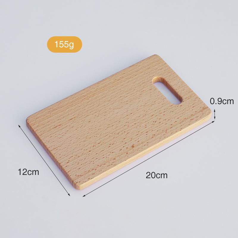 Solid Wood Kids' Kitchen Pretend Play Set - Cutting Board & Knife Toy