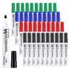 Dry Erase Whiteboard Markers 2.0mm Fine Tip, Low Odor Non-Toxic Washable Pens for Kids Classroom Office, Bulk Erasable Markers Set
