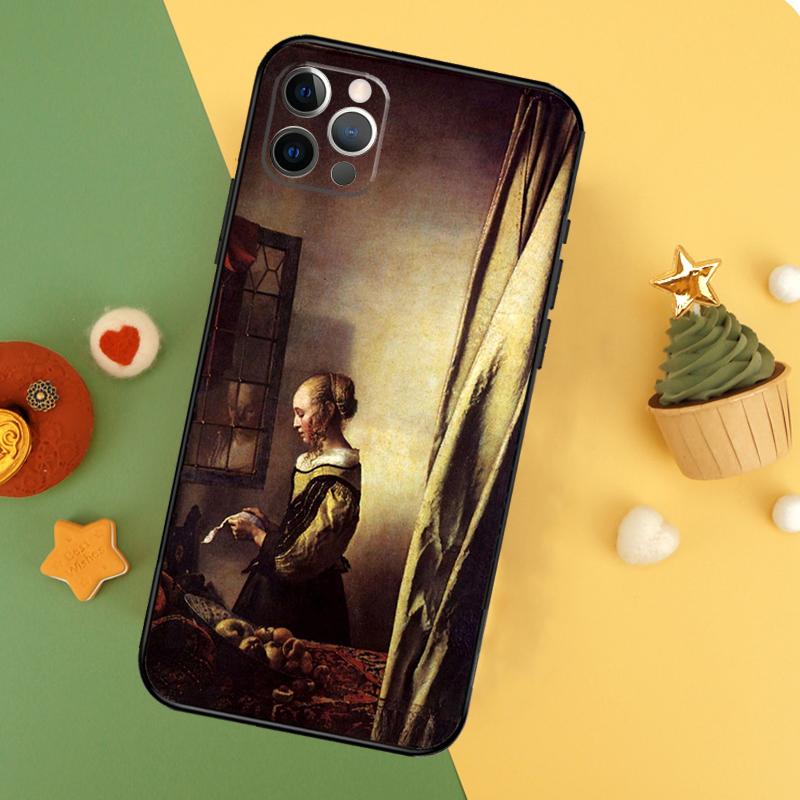 

Johannes Vermeer Phone Case For iPhone 17 Pro Max 17Air 16E 15 14 13 12 11 16 Pro Max Mini Shockproof Cover iPhone 17