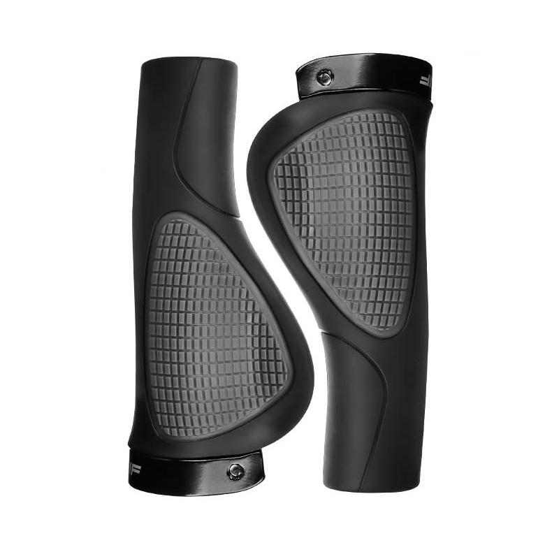 

Silicone Shock Absorption Anti-Slip Comfortable Bicycle Grip Soft Rubber Ergonomic Bike Handlebar Grips черный серый