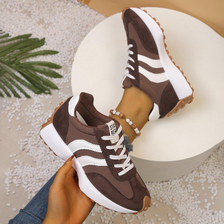2025 Women's Plus Size Slim Waist Dad Sneakers - Thick Sole Casual Sports Shoes for Spring/Summer