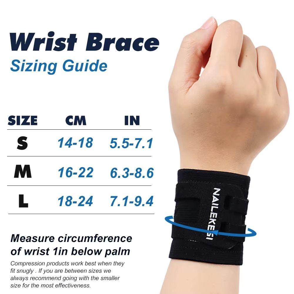 1pc Compression Wrist Support Straps High Elasticity Wristband  Workout Weightlifting