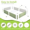 8x4x2FT Galvanized Raised Garden Bed Outdoor Metal Planter Boxes for Vegetables Green Large Garden Beds with Rust-Resistant Coa