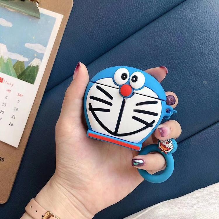 Doraemon For Airpods Pro 2 Case,3D Cartoon Anime Silicone Protective Earphone Cover For Airpods 4 3 2 1 Case Cover Funda Kids