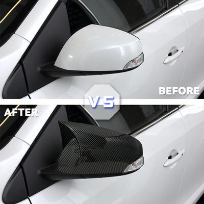 Fledermaus Design Spiegelabdeckung für Renault Fluence für 2010-2016 Autozubehör Klavierlack Tuning Auto Sport Fledermaus Design RS Seite