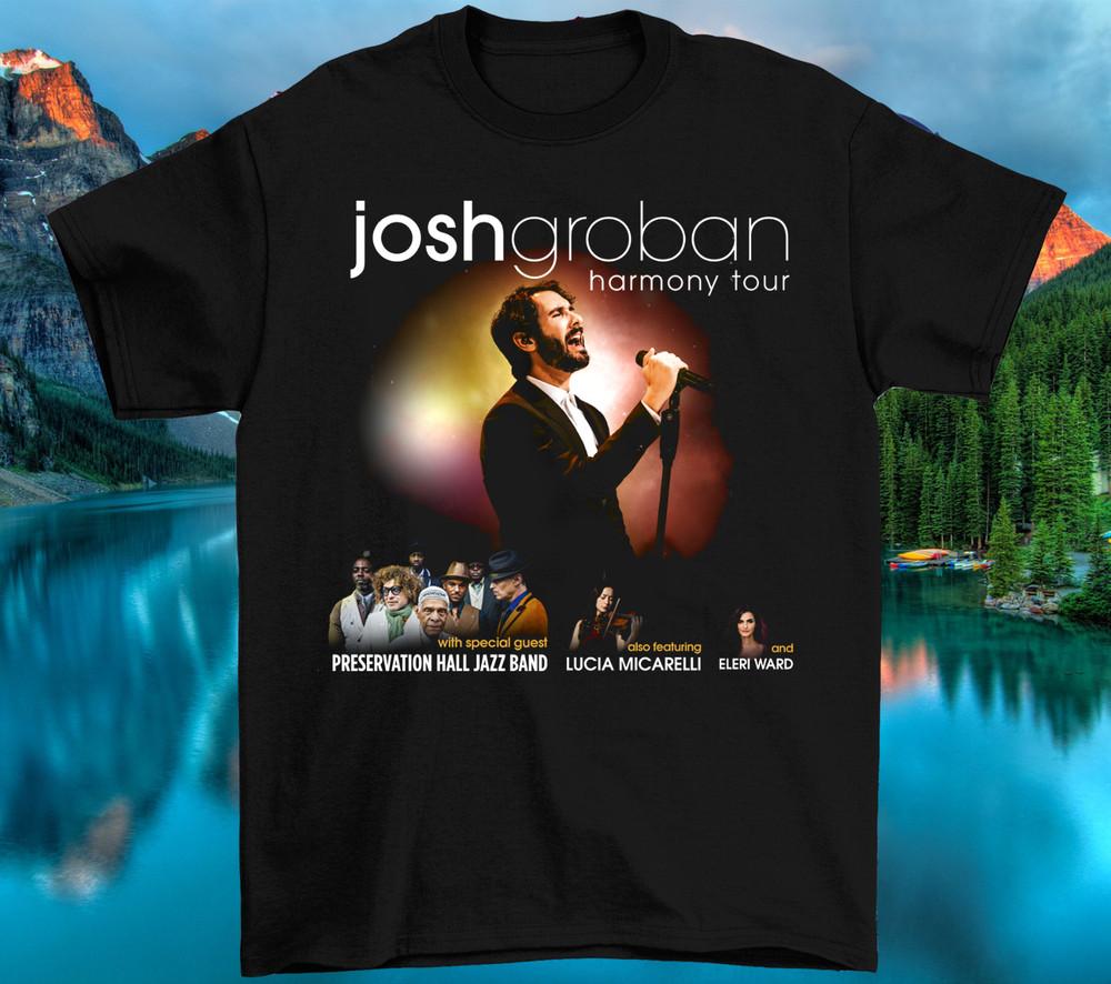 Josh Groban Harmony tour 2022 Tričko Velikost S-4XL Bavlna pánské EE129 Unisex Tričko