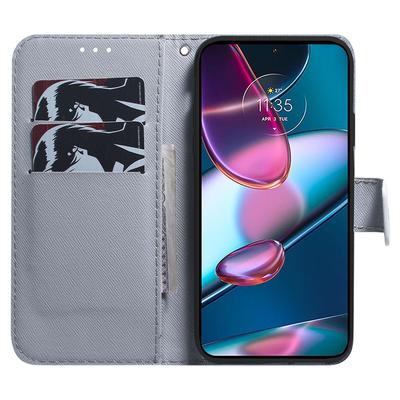 For Motorola Moto G13 4G/G23 4G/G53 5G Wallet Phone Case Pattern Printing PU Leather Stand Cover Shell