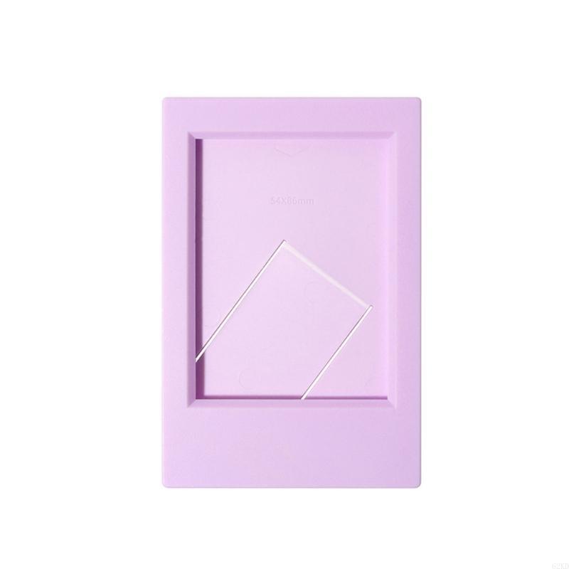 62KD 3 Inch Mini Film Photo Frame for Tabletop Photocard Display Desk Stand