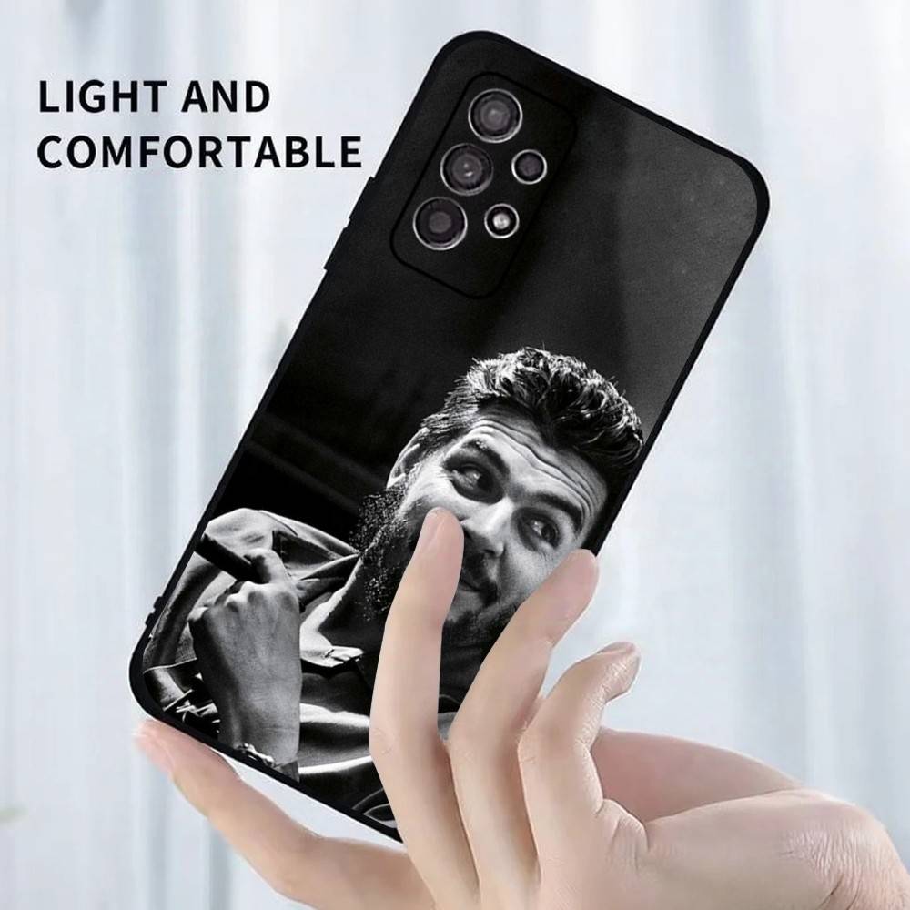 Che G-Guevara ES Phone Case For Samsung S25,S24,S23,S22,S21,S20,S10,Ultra,Plus,Lite,FE,Soft Silicone Black Cover