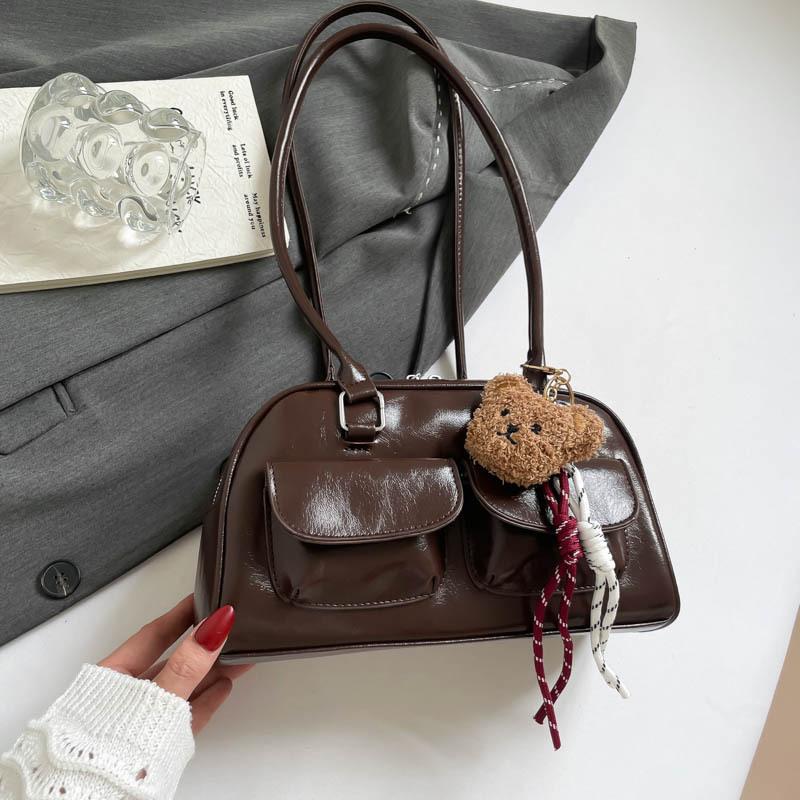 Trendy Niche Design Portable Bowling Bag Spring and Summer New Single Shoulder Underarm Women's Bag Pillow Bag