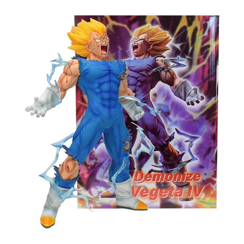 

27cmAnime Dragon Ball Majin Vegeta Figure Toys Manga Goku Super Saiyan Action Figurines Collection Model Dolls Gift Z PVC Round Sensory Compression