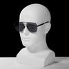 Men's Polarized Aviator Sunglasses - Anti-UV, High Definition, Double Bridge Design for Fashionable Driving