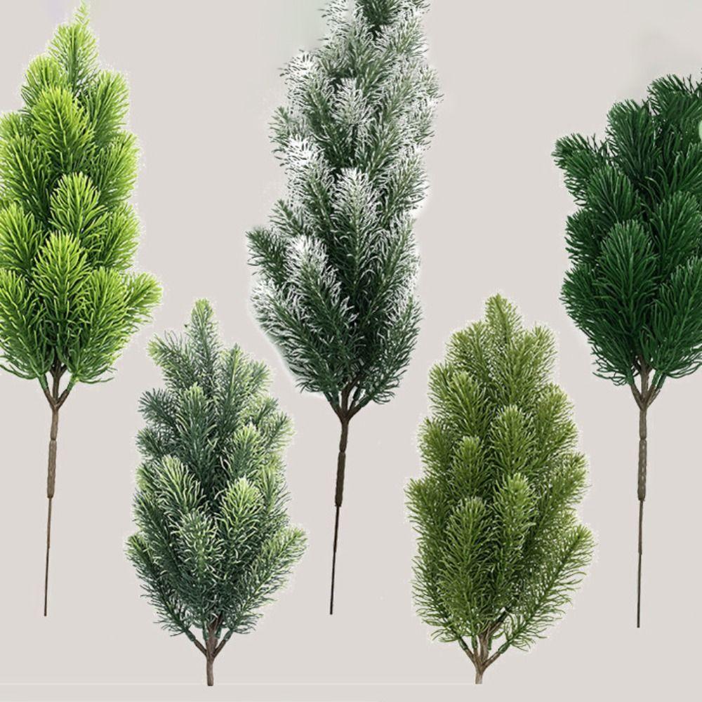 Artificial PE Fake Pine Twigs Christmas Tree Simulation Pine Artificial Pine Branches Gift