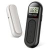 Mini Pocket FM Radio Portable Radio Receiver With Backlight LCD Display 3.5mm Headphone Receiving Antenna Type-c Chargin