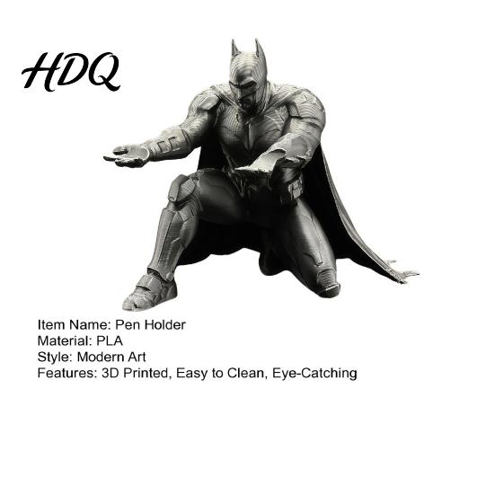 Cool Ninja Gift Idea 3D Printed Batman Pen Holder Desk Organizer