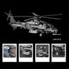 1366PCS Military WZ-10 Fiery Thunderbolt Armed Helicopter Airplane Building Blocks,Air Force Large Aeroplane Model Birthday Gift