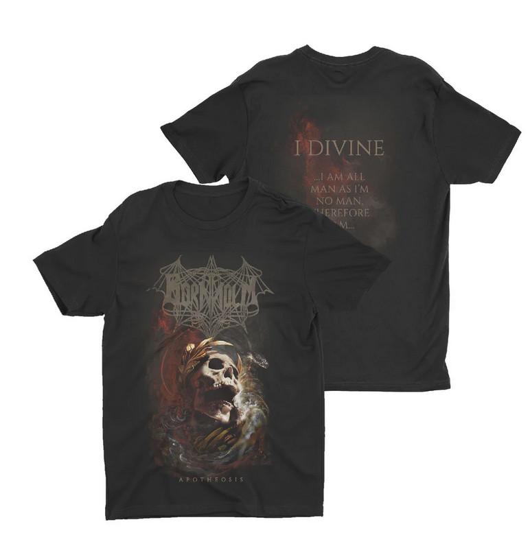 Divine Ascension: I, the Unholy – Dark Black Metal Graphic Tee M
