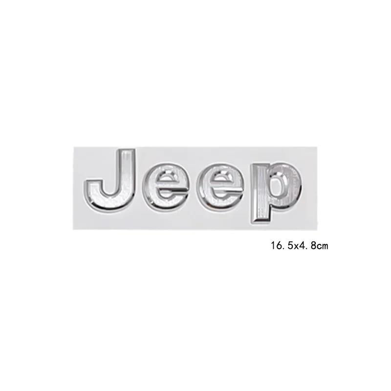 New16.5cm Car Side Body Trunk Sticker Badge for JEEP Logo Wrangler Grand Cherokee Compass Renegade Patriot Rubicon Liberty JK XJ