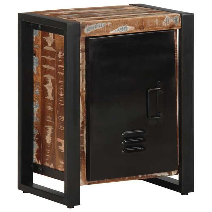 VidaXL Table de chevet multicolore 40x30x51 cm bois de récupération, armoire de chevet, armoire de lit, table d'appoint pour 4013565
