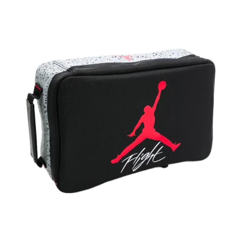 Jordan Canvas Shoe Box Canvas Bag Handbag Regular Unisex Black Jordan JD2113042AD-001