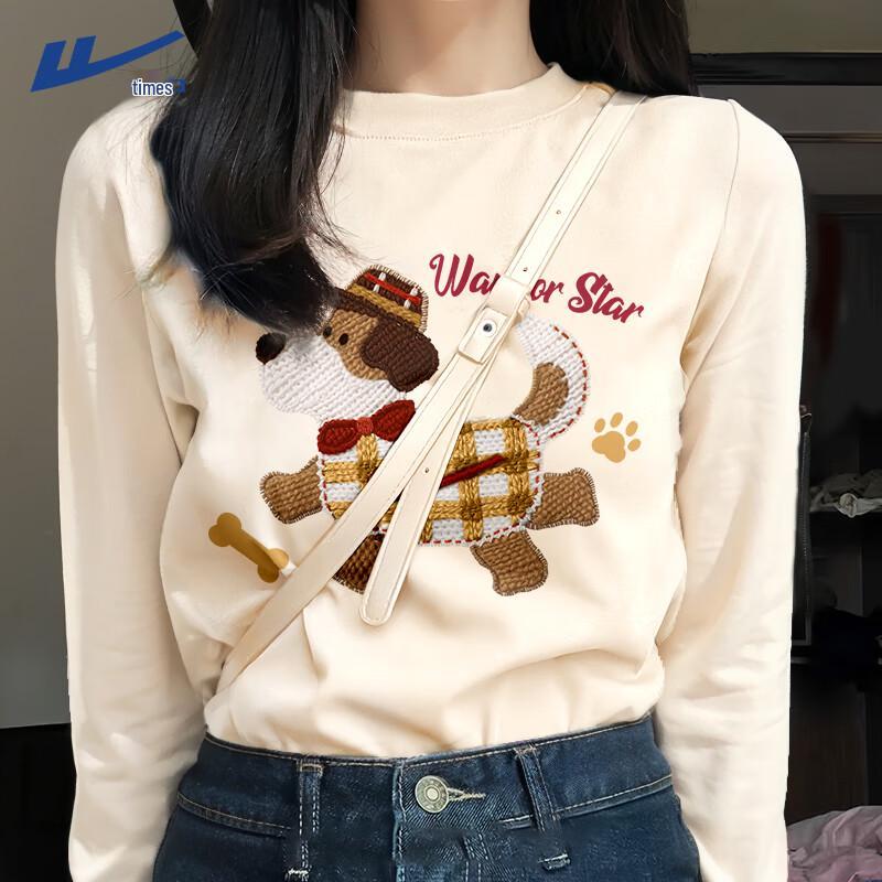 Warrior Women s Crew Neck Cotton Long Sleeve T-shirt XL