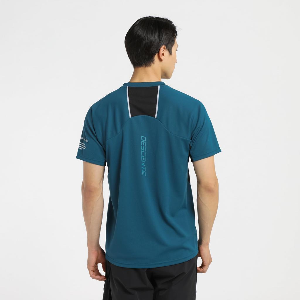 DESCENTE Short Sleeve Volleyball Easy To Move Raglan for Men and Club GR00 Shirt, Moisture-Wicking, Quick-Drying, Breathable, In, Sleeves, Women,