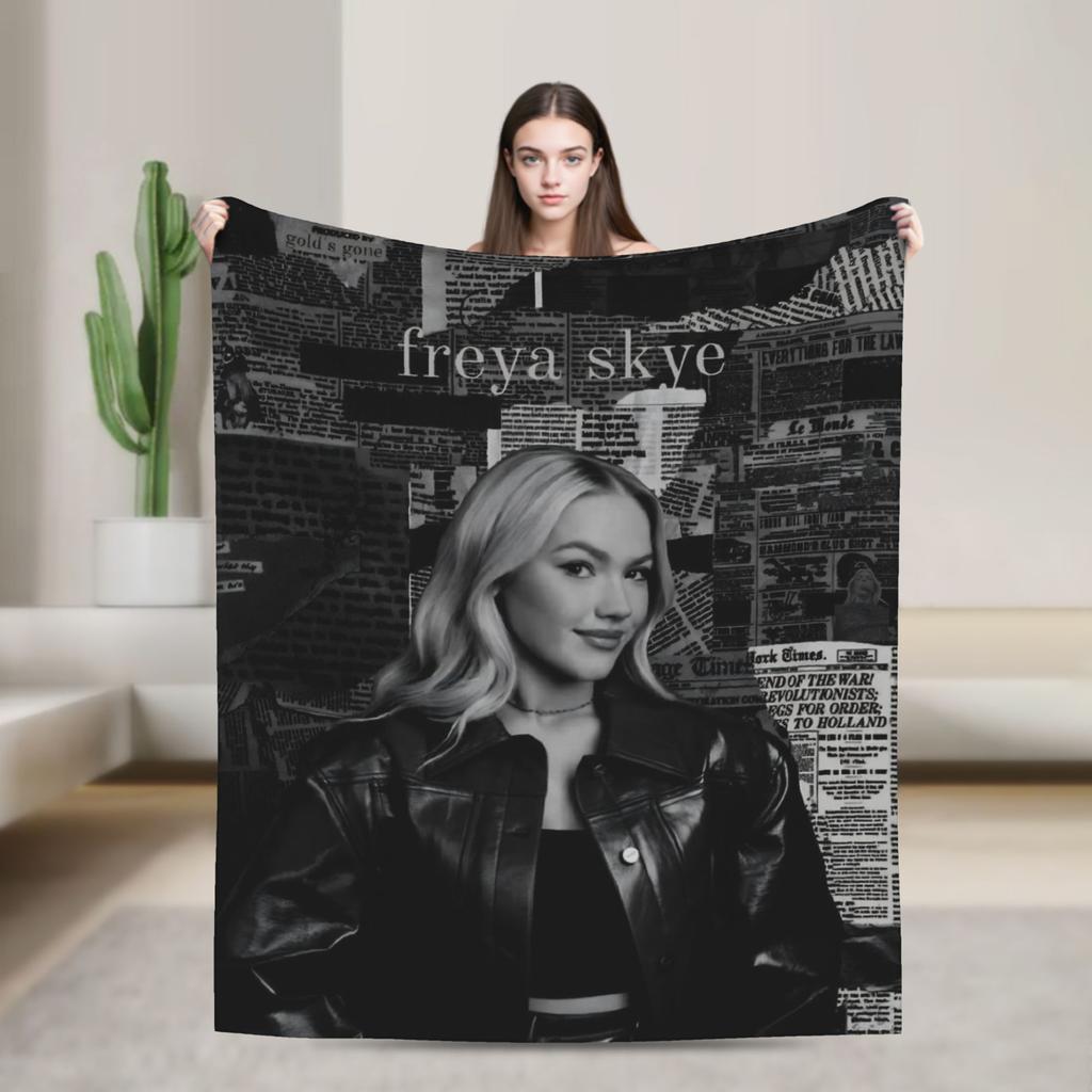 Freya Skye Singer Tour 2026 Blanket Super Soft Warm Throw Blankets for Living Room 50x60 Inches Multiple Sizes Bedspread