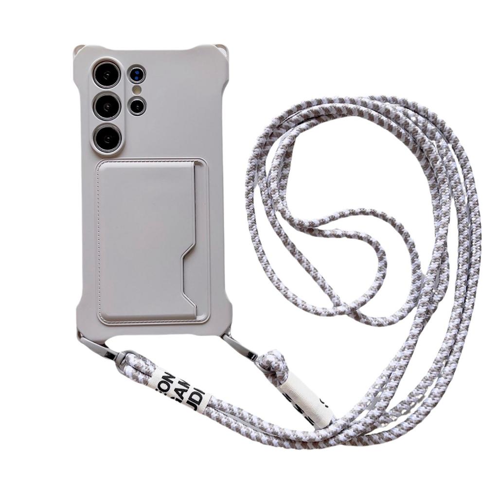 S side card double rope mobile phone case Samsung SULTRA soft case A card SFE lanyard S