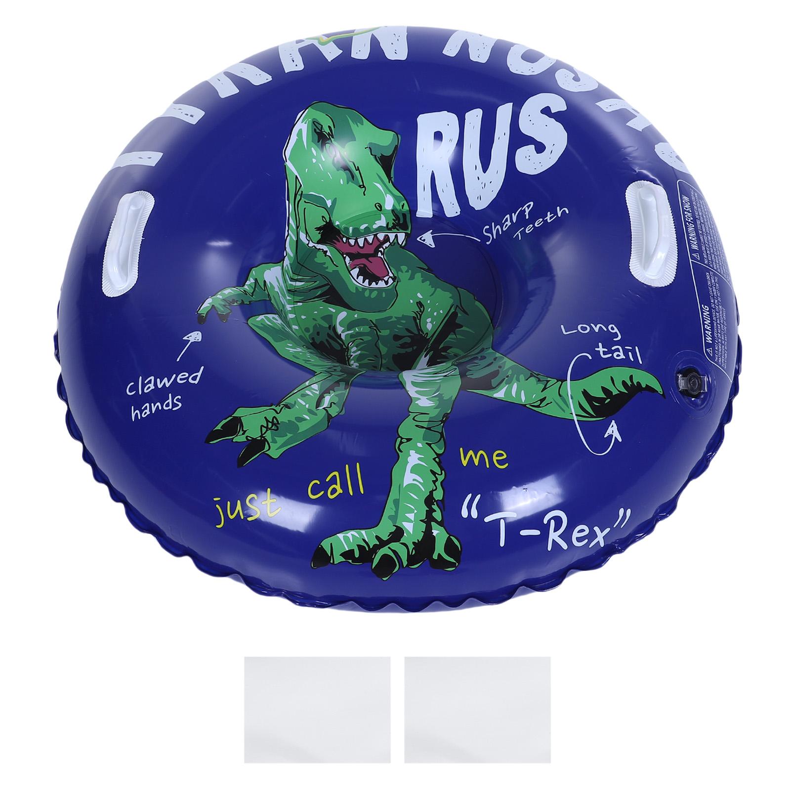 

36-дюймовые снежные тюбинги, надувные санки, зимние снежные игрушки с прочными ручками для катания на санках на открытом воздухе синий