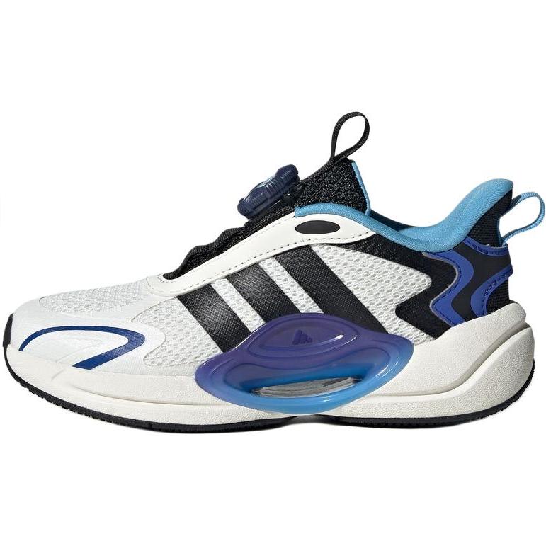 Adidas Galaxy Scout Comfortable Versatile Durable Low-Top Kids Casual Shoes Kids Casual Shoes White Black Blue JQ4502