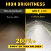 XTG X89 LED Headlight Bulbs 2Pcs H4 H7 9003 30000LM CSP Canbus Fanless Hi Lo Beam Car Motorcycle Auto Lamp 12V 24V Ultra Bright