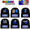 Roblox Rainbow Friends Strickmütze Weich und Warm Weihnachtsgeschenk für Männer und Frauen