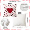 1/2Pcs Valentine'S Day Love Envelope Theme Pillow Cover, Comfortable And Soft Plush Texture, Festival Decoration Pillowcase,