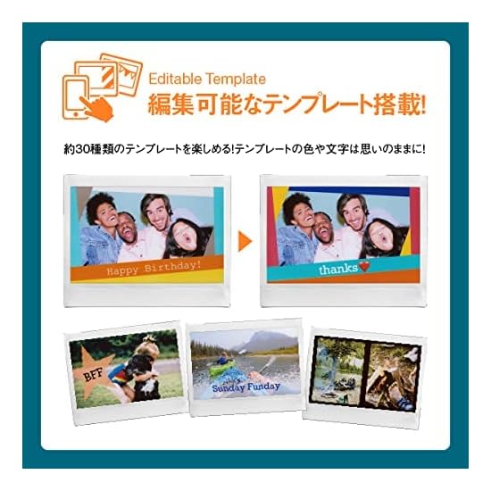 FUJIFILM Wide Smartphone Printer "instax" instax Link WIDE Ash White INS LINK WIDE A WHITE