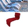 Indoor Outdoor Chaise Lounge Cushion with Ties Splasroof Lounge Ch  Cushion Replacement for Lawn Pool 4 Fold 78.74x21.65in