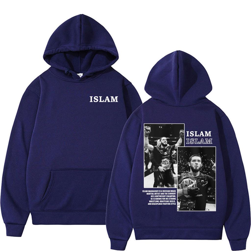 Dagestan Russian Islam Makhachev Cover Hoodie Men's Fashion Violence Aesthetic Sweatshirt Hoodies Streetwear