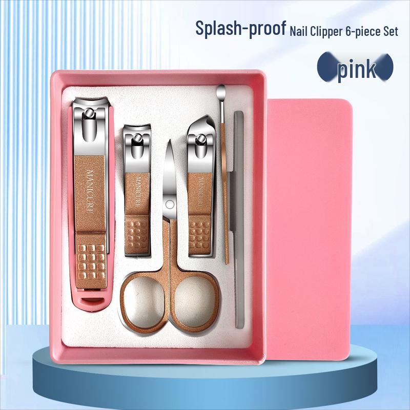 Stainless Steel 6-Piece Nail Clipper Set