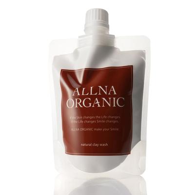 Allna Organic Mud Face Wash Foam - Pore Cleansing, Blackhead Removal with Foaming Net, 130g