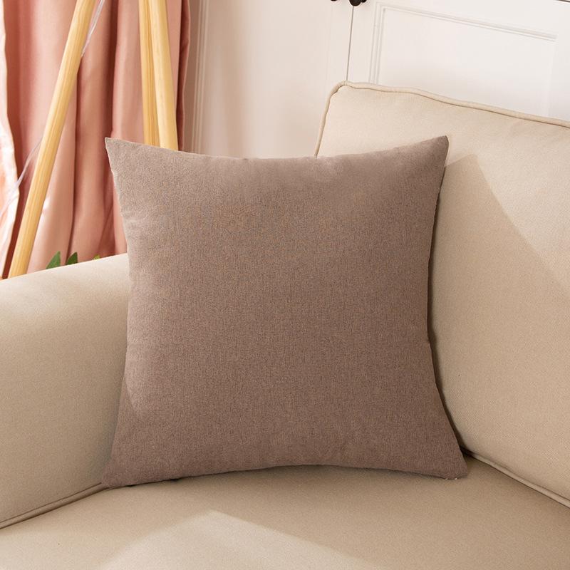Cotton Pillow Cover Sofa Cushion Bedside Large Waist Pillow Bedside Rectangular Nordic Small Lumbar Support Pillow Pillowcase